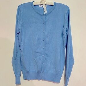 NWT!! Grace Karin Light blue cardigan!!